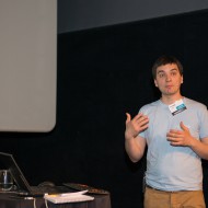 Anton explaining Nexmo's developer resources